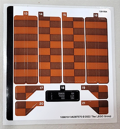 Cartela de Adesivo SET 21331