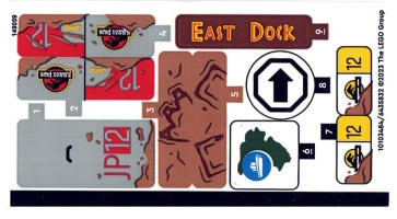 Cartela de Adesivo do Set 76958