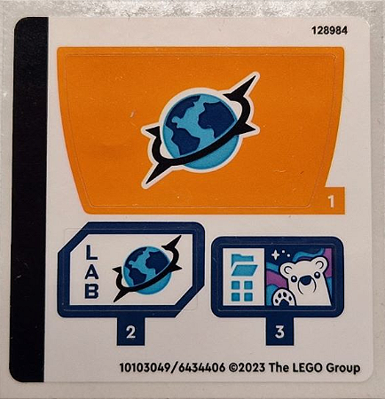 Cartela de Adesivo do Set 60378