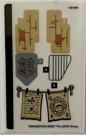 Cartela de Adesivo do Set 76387