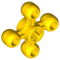 Botão Roda Amarelo