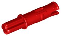 Pino com Eixo 3L com Fricção Longitudinal e Eixo 1L Vermelho