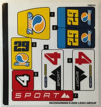 Cartela de Adesivo SET 60256