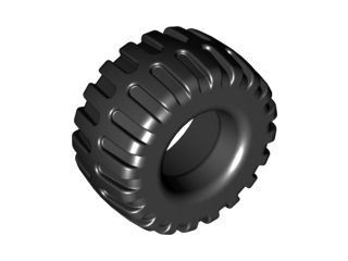 Pneu Lego DUPLO preto
