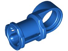 Conector Eixo-pino com Articulação Suave Azul