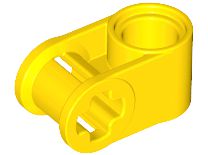 Conector Eixo-Pino Perpendicular Amarelo