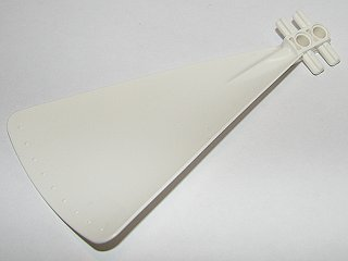 Hélice 1 Pá 14L com Dois Furos para Pinos e Quatro Eixos Branca