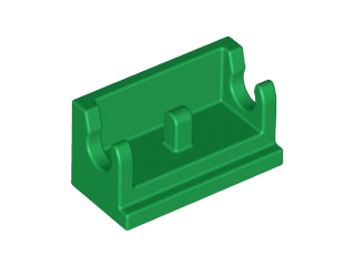 Dobradiça 1x2 - Base verde