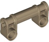 Conector de Eixo e Pino Perpendicular Duplo com Conector de Eixo 2L Bege Escuro