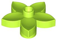 Lego Duplo Planta Flor  Verde Limão