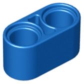 Viga 1x2 Azul