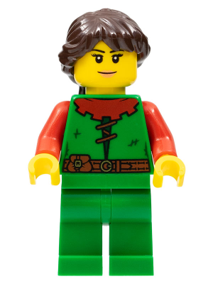 Minifigura Lego Castle - Mulher da Floresta