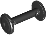 Carretel de Corda 2x4x2 Tambor Preto