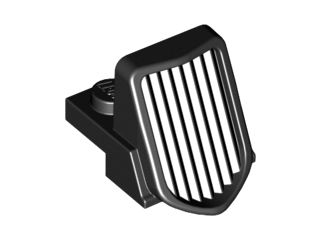 Grade 1 x 2 x 2 2/3 Inclinada Preta