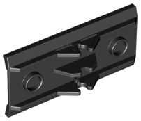 Spoiler / Lâmina de Arado 6x3 com Dobradiça Preta