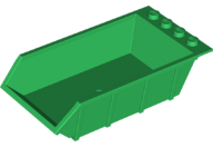 Plataforma Basculante 4x6, Vigas Sólidas Verde