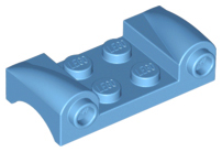 Para-Lamas Curvos 2x4 com Faróis Medium Blue