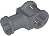 Conector de Eixos com Furo para Eixo Cinza Escuro