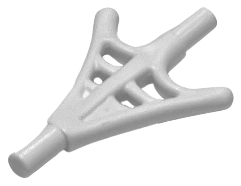 Efeito de Teia do Homem Aranha com duas ramificações Branca