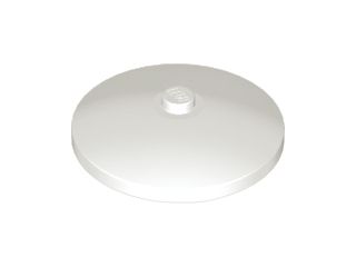 Disco estilo RADAR 4x4 com encaixe para eixo branco