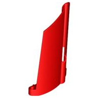 Painel de Carenagem nº 21 Grande e Longo, Furo Pequeno, Lado B Vermelho