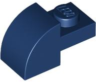 Inclinação Curva 2 x 1 com Pino Rebaixado Azul Escura