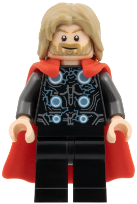 Minifigura  Thor - Capa de borracha flexível