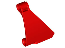 Painel Curvo #63 5x4 Cônico Esquerdo Vermelho