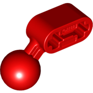 Viga 1x2 com joelho angulado Vermelho