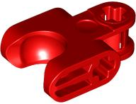 Conector de eixo 2x3 com soquete de junta esférica Vermelho