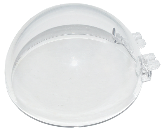 Para-brisa 8x8x3 Canopy Dome Meia Esfera com 2 Dedos Duplos Translúcido