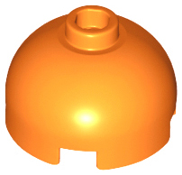 Cúpula Superior Redonda 2x2 Laranja