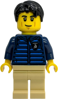 Minifigura Lego Speed Champions - Piloto Lamborghini Huracán STO