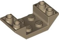 Inclinação Dupla Invertida 45 4x2 Bege Escura