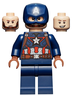 Minifigura Lego Marvel - Capitão América