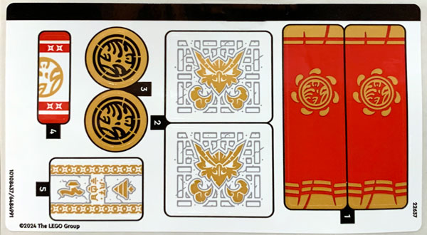 Cartela de Adesivo Set 71818