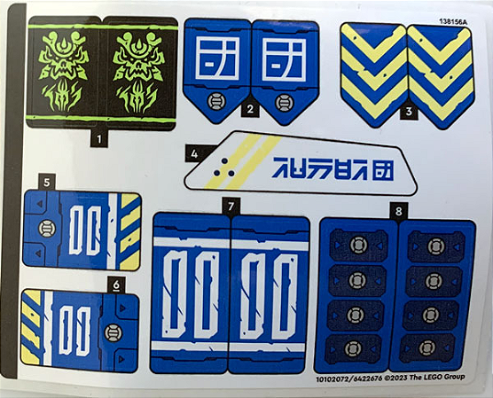 Cartela de Adesivo Set 71785