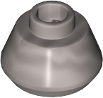 Cone 1 1/2 x 1 1/2 x 2/3 Metallic Silver
