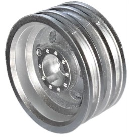 Roda 30mm D. x 14mm Metallic Silver