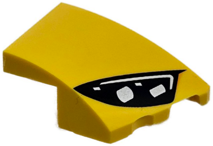 Cunha 3x2 Direita com desenho de farol de carro Mercedes-AMG