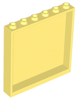 Painel 1x6x5 Amarelo Claro Brilhante