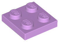 Placa 2x2 Medium Lavender