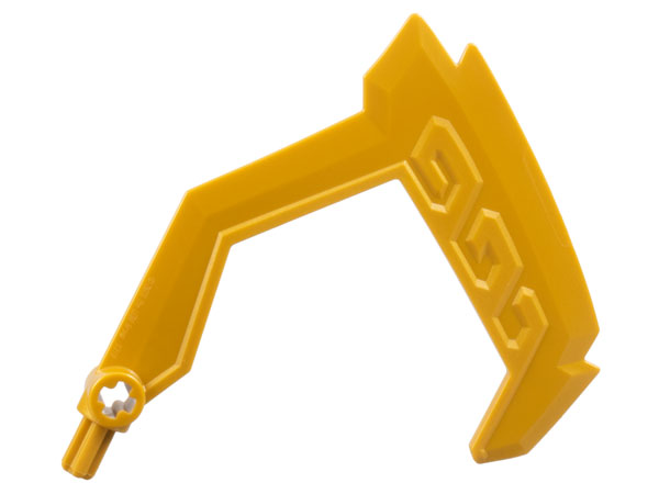 Foice Ninjago Grande Dourada Perolada