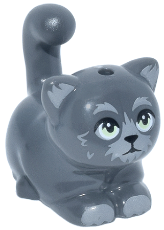 Gato Cinza Escuro Lego Friends