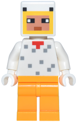 Minifigura Lego Minecraft - Fazendeiro de Galinhas