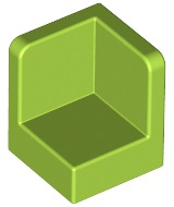 Painel de Canto 1x1 Verde Limão