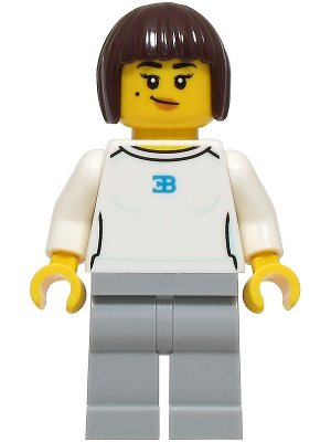 Minifigura Lego City - Motorista do Bugatti Centodieci