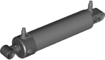 Cilindro Pneumático V2 2x11 CInza Escuro
