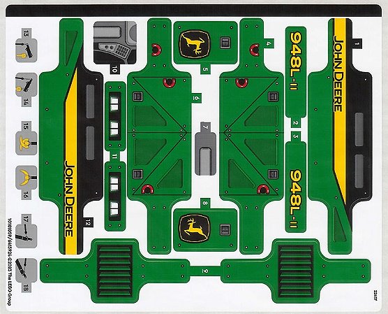 Cartela de Adesivos Set 42157