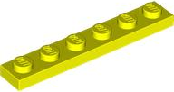 Placa 1x6 New Yellow